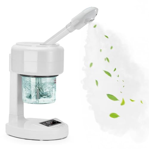 JOSTZHXIN Facial Steamer Nano Ionic Face Steamer with Extendable Arm,Portable Facial Steamer 360¡ÆRotating Nozzle Esthetician Steamer for Personal Care at Home or Salon
