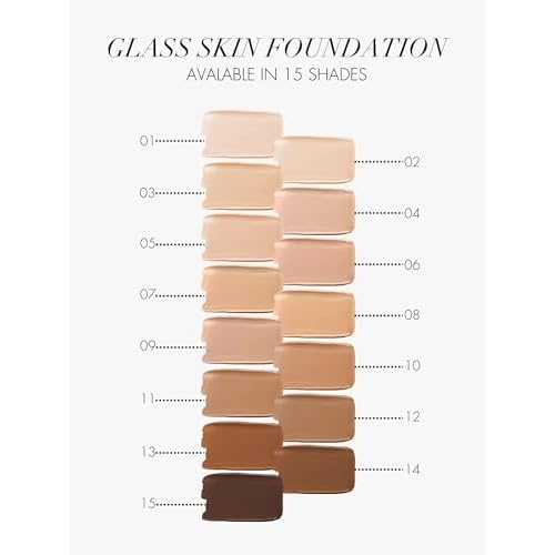 SWEED - Glass Skin Foundation | Long-Lasting Fluid Formula | Hydrate, Moisturize, Lift, Plump, Protect | Vegan, Cruelty-Free, Clean Beauty (03 LIGHT W)