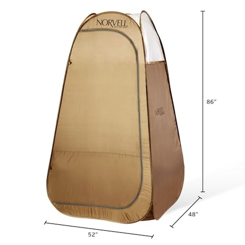 Norvell XL Portable Spray Tan Tent ? Extra Large Pop Up Booth for Professional Sunless Tanning, Mobile Spray Changing Room with Carry Bag & Easy Clean Floor for Self Spray Tan Application