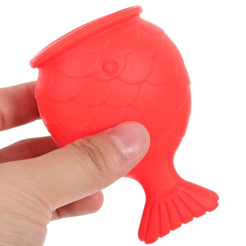 Silicone Fish Lip Filler (red) Tools Reusable Lip Enhancer Lip Silicone Plumper Lip Plumping Device Lip Suction Plumper Womens Lip Plumper Lip Silicone Plumping Device