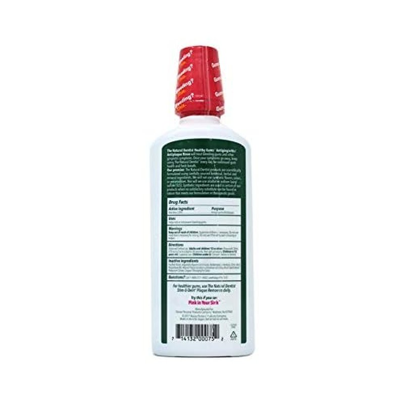 Natural Dentist Healthy Gums Antigingivitis Mouthwash in Peppermint Twist - for When You See Pink in Your Sink