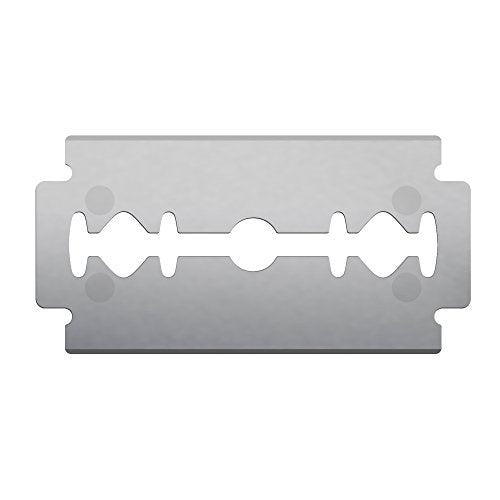 VIKINGS BLADE Double Edge Safety Razor Blades, 50x Blades, Swedish Steel + Platinum Coated, Replacement Razor Blades & Refills (Mild & Gentle)