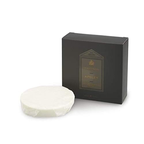 Truefitt & Hill Luxury Shaving Soap Refill for Acacia Wood Bowl - Apsley - Hydrating, Rich Lather for a Closer, Smoother Shave, Gentle on Sensitive Skin, Perfect for Refills - 3.3 oz.