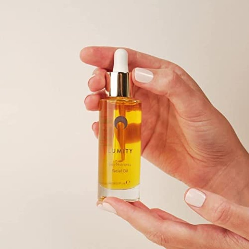LUMITY Award-Winning Natural Moisturising Anti-Ageing Natural Facial Oil For Fine Lines And Wrinkles - Argan Oil, Jojoba Seed Oil, Green Tea Leaf Extract,