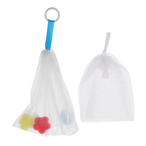 2pcs Soap Foaming Net Pouch for Face Wash Exfoliating Soap Saver Convenient Drawstring Design for All Skin Types Efficient Maker for Skincare Routine
