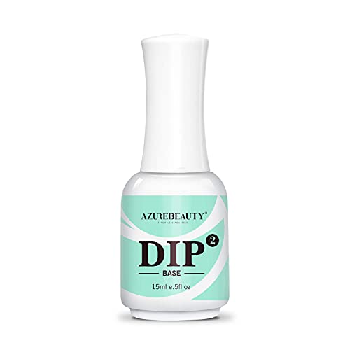 AZUREBEAUTY Dip Powder Base Coat 15 ml for Nail Dipping Powder Set French Nails Art Manicure Beginner DIY Salon