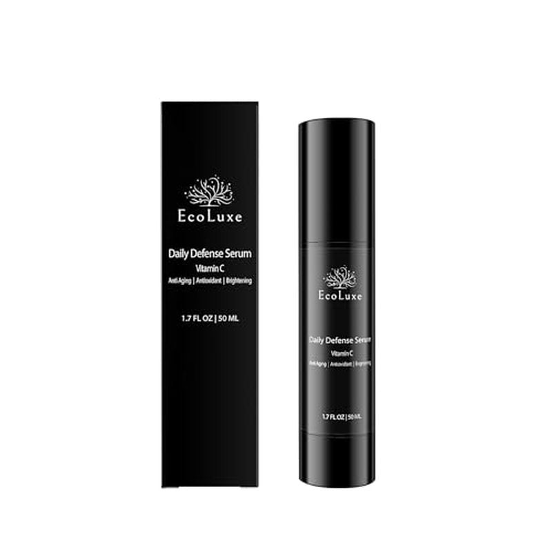 Vitamin C Face Serum ? Daily Defense Brightening & Antioxidant Complex for Anti-Aging, Dark Spots & Smooth, Radiant Skin