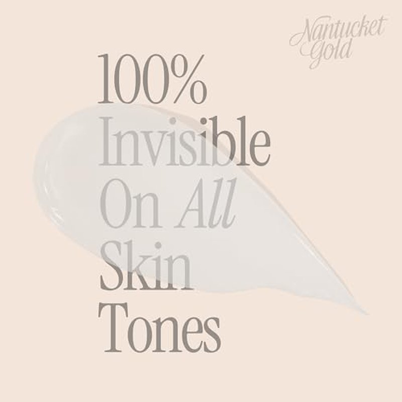 100% Invisible Daily Face Moisturizer with SPF 40 + Hyaluronic Acid + Vitamin C, Weightless, Scentless, Primer - For All Skin Skin Tones - 1.7 fl oz