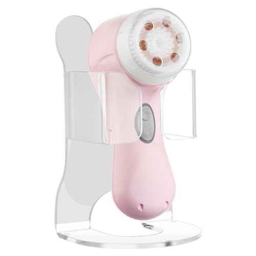 Beautyflier Electric Face Scrubber Holder, Clear Acrylic Holder Compatible with Clarisonic Mia 2 Cleaning Cleanser, Great for Massaging and Deep Cleansing (Holder Only)