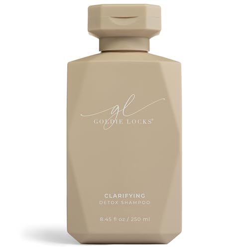Goldie Locks Clarifying Shampoo - Sulfate-Free Deep Cleansing Detox for Scalp and Hair - Removes Buildup and Excess Oil - Safe for Extensions & Color-Treated Hair - Protein-Free - 8.45 fl oz