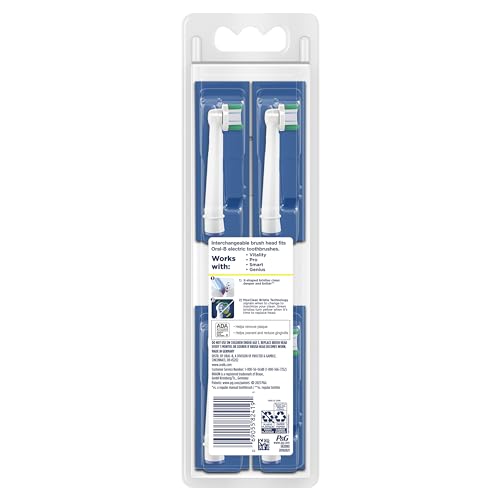 Oral-B Precision Clean Replacement Brush Heads for an Oral-B Electric Toothbrush, Pack of 6