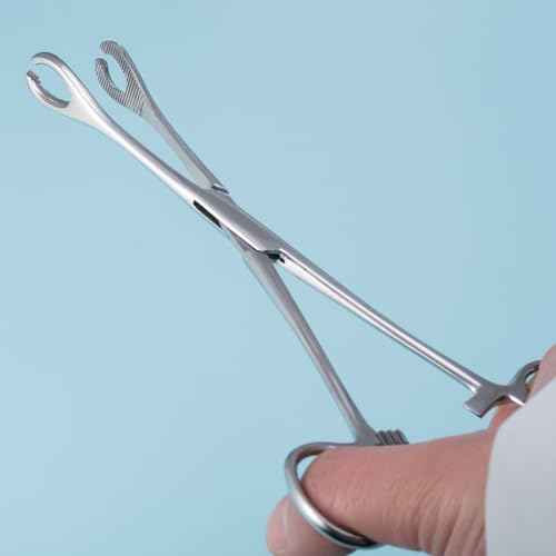 Professional Body Piercing Plier, Body Piercing Pliers Tool, Ear Lip Navel Nose Tongue Septum Sponge Forceps Clamp, 316L Stainless Steel Piercing Plier