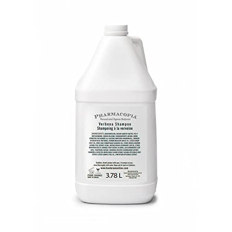 Pharmacopia Hotel Verbena Shampoo ? Aromatherapy Hair Care with Natural & Organic Ingredients ? Vegan, Cruelty Free, Aromatic Shampoo, 128 oz