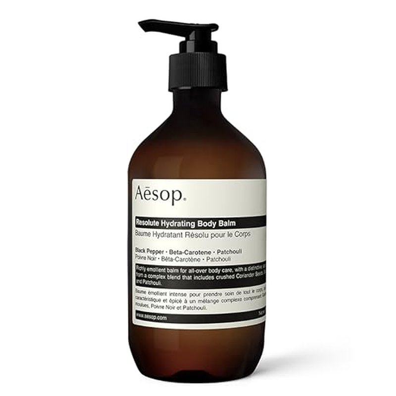 Aesop Resolute Hydrating Body Balm | Supple, Smooth Skin | Emollient Rich With Shea Butter, Wheat Germ Oil and Sweet Almond Oil | 16.9 oz / 500mL