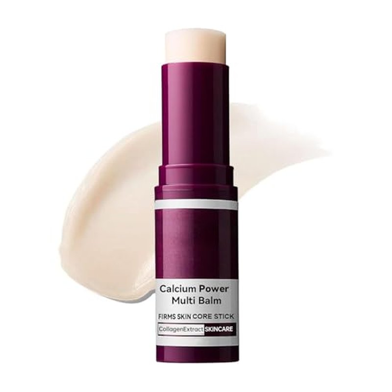 EELHOE Calcium Multi Balm Stick, Anti Wrinkle Calcium Collagen Balm for Firming, Lifting & Hydrating Skin, Korean Skincare Stick for Eyes, Neck & Face, Reduces Sagging & Fine Lines