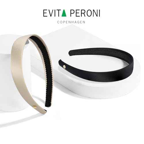 EVITA PERONI Mulberry Silk Wide Headband for Women Hair Band Christmas Birthday Gifts for Women