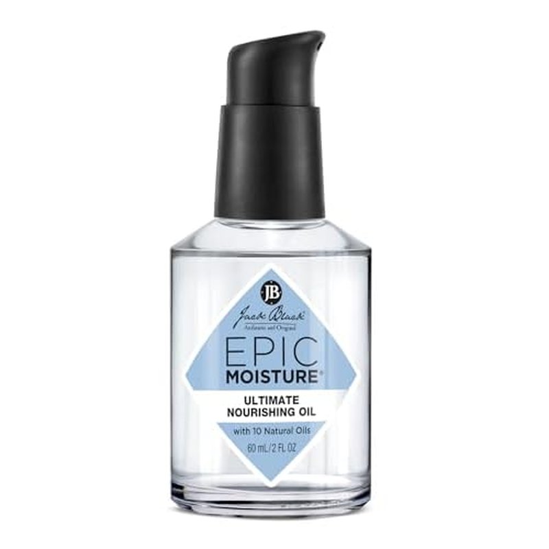 Jack Black Epic Moisture Ultimate MP10 Nourishing Oil, 2 Fl Oz ? Multi-Purpose Moisturizing Body Oil and Beard Oil with 10 Natural Oils for Face, Beard, Body, Hair, Elbows, Feet and Cuticles