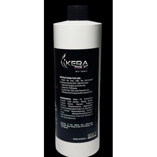 KERA FRUIT Cirugia Capilar Para el Cabello Libre de Formol 16oz - Antifrizz Deep Hydratation - Repair Hair Treatment - Professional Results - Formaldehyde Free - keratin Treatment.
