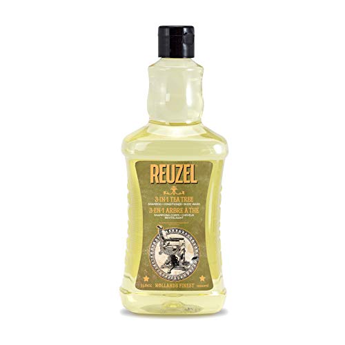 Reuzel 3-In-1 Tea Tree Shampoo, Cleanses Hair and Body