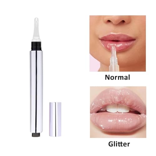Julius Lip Plumper, Juulis Lip Plusher, Julius Lip Plusher, Natural Lip Plumper and Lip Care Serum, Lip Enhancer for Fuller, Moisturizing and Non-sticky Lip Mask (Normal)