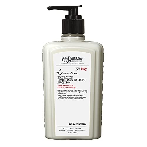 C.O. Bigelow Lemon Body Lotion, Moisturizing Body Lotion for Dry Skin with Shea Butter & Lemon Extract, 10 Fl Oz