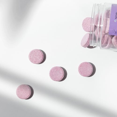 NOVAL Pedicure Spa Tablet - Fast Dissolving, Gentle & Portable Foot Soak for Softening Calluses & Hydrating Skin, Lavender Scent