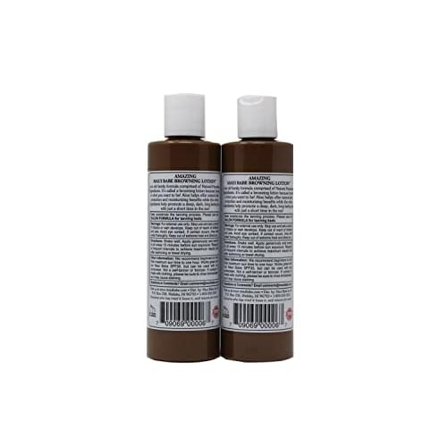 Maui Babe Tanning, Maui Babe Browning Lotion Pack Of 2! Infused With Skin Nourishing Ingredients! All Natural Fast Dark Tan! Promote A Deep, Dark And Long Lasting Tan!