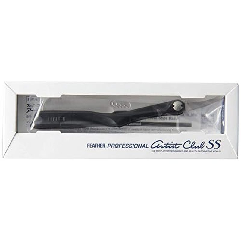 Feather Artist Club Black SS Folding Handle Razor