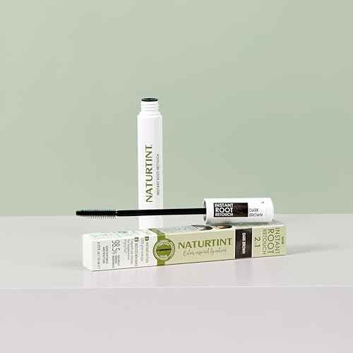 Naturtint Instant Root Retouch - Dark Brown 2-in-1 Gray Coverage, 0.33 fl oz