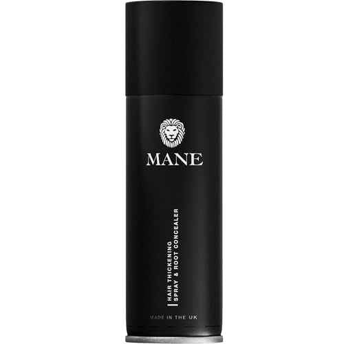 Mane Hair Thickening Spray & Root Touch Up, Instantly Thicker Hair for Men & Women, Fill in Hairlines and Hide Thinning and Fine Patches - Medium Brown, 12 Colors (6.76 oz)