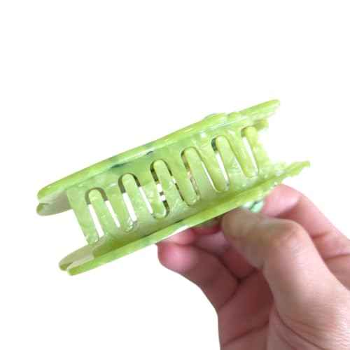 Funny Green Frog Hair Clip,Cute Acetate Hair Claw,Novelty Hair Clips for Women