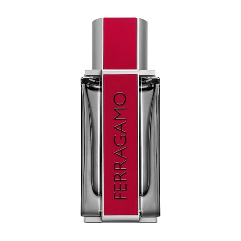 FERRAGAMO Red Leather Eau de Parfum Pour Homme, Cologne Spray for Men