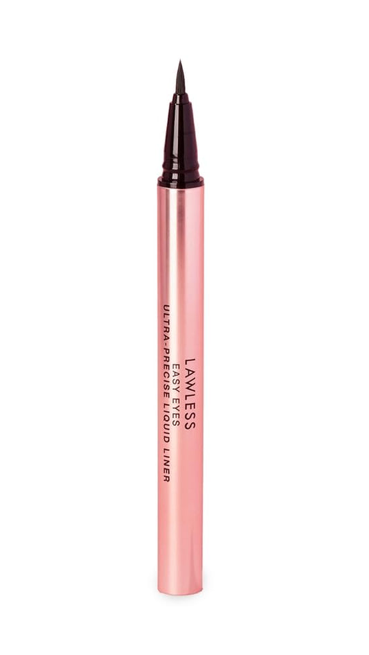 Lawless Women's Easy Eyes Ultra Precise Liquid Liner, Caviar, 0.011 Fl Oz