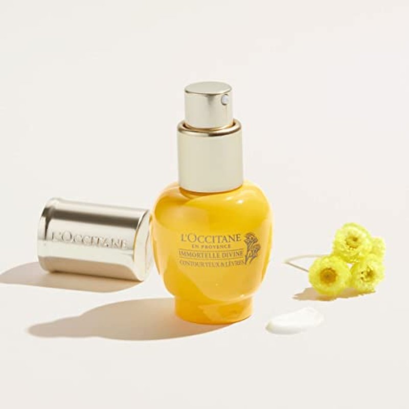 L'OCCITANE Divine Eye Cream to Help Reduce the Appearance of Dark Circles and Puffiness, 0.5 fl. oz.