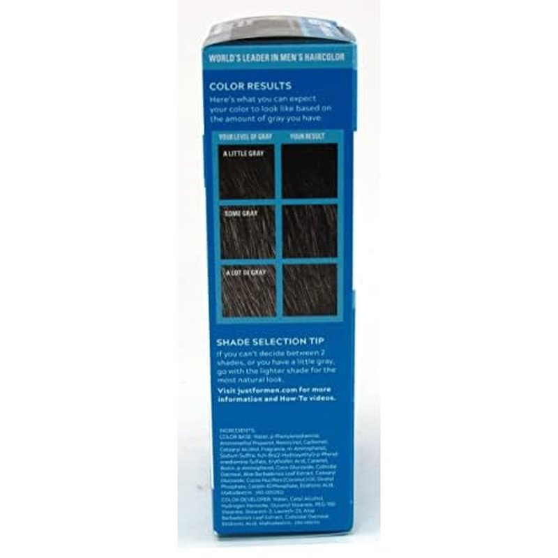 Just for Men Mustache & Beard #M-50 Darkest Brown Color Gel (Case of 6)