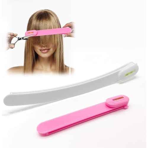 Professional Hair Cutting Kit for Women Gifts, Easy-to-Use Split Ends Hair Trimmer, DIY Home Hair Cutting Tools for Bangs, Layers, Bobs, Practical Hair Cutting Clip, Pink