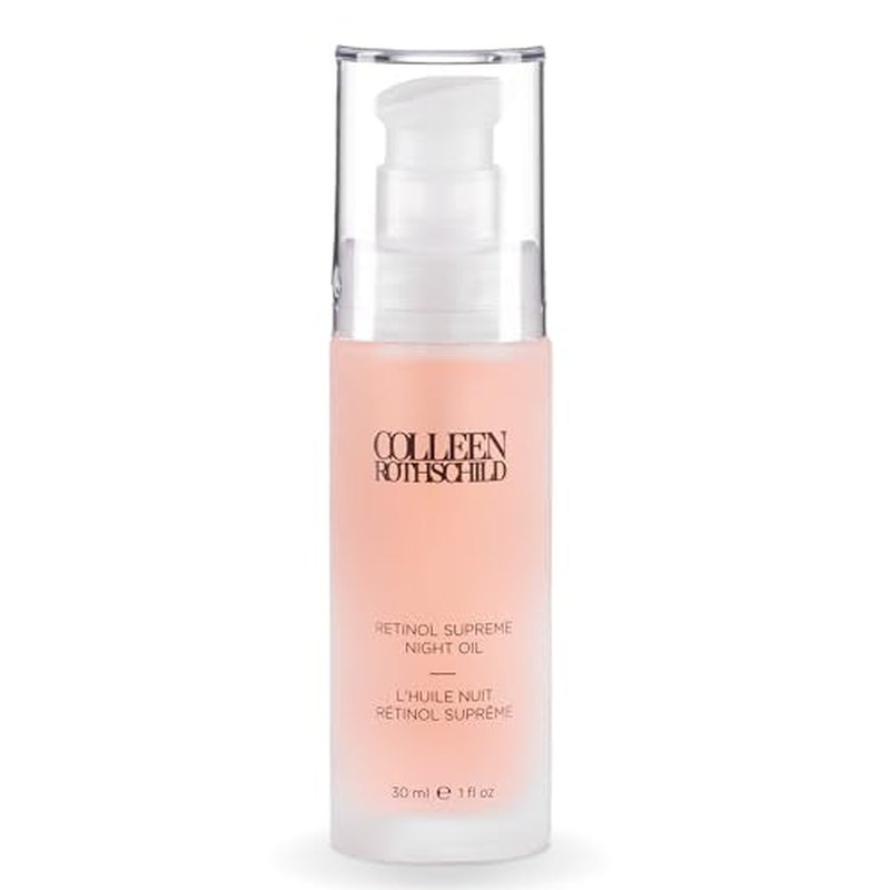 COLLEEN ROTHSCHILD Retinol Supreme Night Oil | Highest Concentration of Stabilized Retinol Boosts Skin's Natural Repair Process | THD Ascorbate (Vitamin C) Brightens & Evens Complexion (1 fl oz)