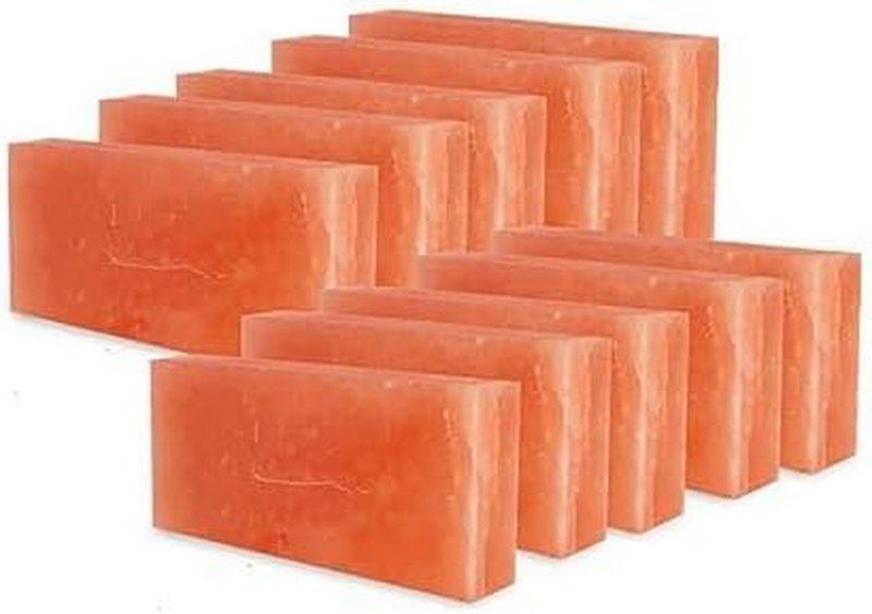 Himalayan Pink Salt Detox Blocks - Natural Foot & Hand Relief | Pack of 2 Salt Bricks (8x4x2)