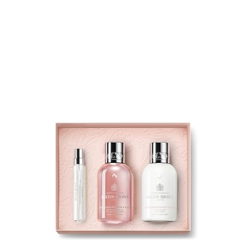 Molton Brown Delicious Rhubarb & Rose Travel Gift Set