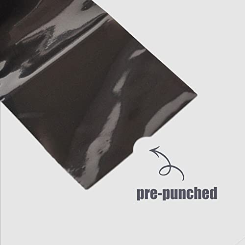 EZ Tattoo Clip Cord Covers - 100 Pcs for Tattoo Machine, Black Sleeves for Equipment Supply and Wrap