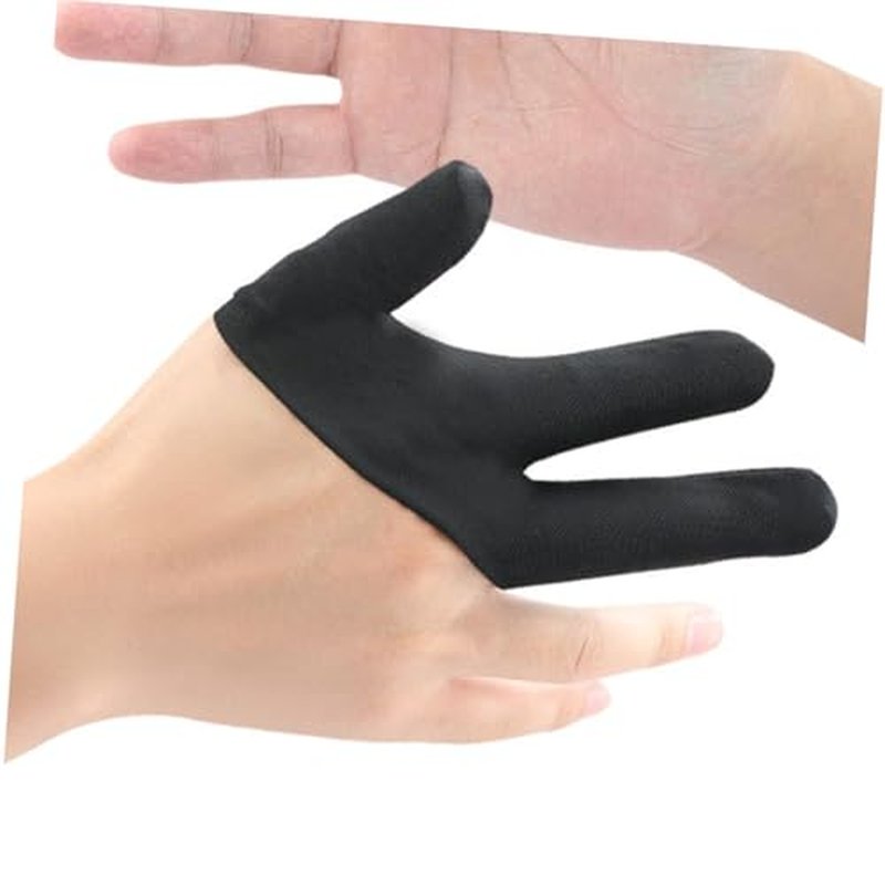 Heat Resistant Finger Gloves for Hair Styling 2-Piece Thick Thermal Gloves for Curling and Straightening for Salon Use