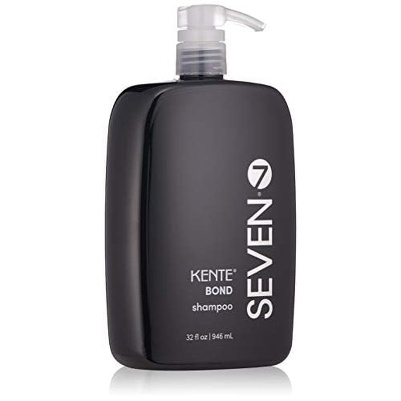 SEVEN Haircare KENTE BOND Shampoo for Split Ends + Damaged Hair, Sulfate Free, Cruelty Free with Green Tea, Guar & Pro Vitamin B5 for Men & Women, Made in USA, 32 oz.
