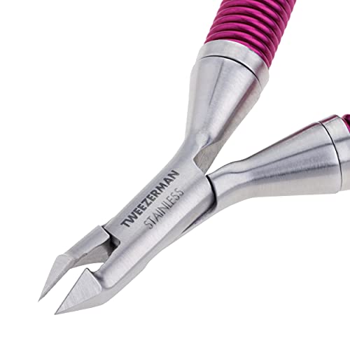 Tweezerman Grip & Snip Spiral Spring Cuticle Nipper (Assorted Colors)