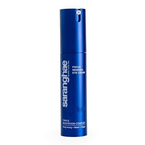 Triple Mushroom Complex: Reishi + Chaga + Sang Hwang Eye Cream - Dark Circle & Puffiness Reduction, Anti-Aging Under Eye Treatment, Minimizing Wrinkles ? 0.67 Ounce by Saranghae