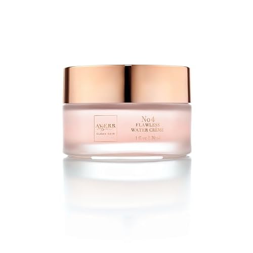 Averr Aglow Clear Skin Flawless Water Cream, All Natural Ingredients, Lightweight Moisturizing Cream