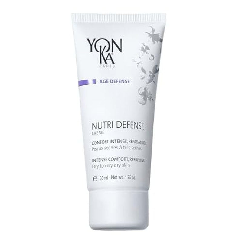 Yonka Nutri-Defense Creme, Nourishing Dry Skin Facial Moisturizer, Rich Shea Butter Treatment Cream with Prebiotics and Probiotics, Dry and Sensitive Skin, Paraben-Free