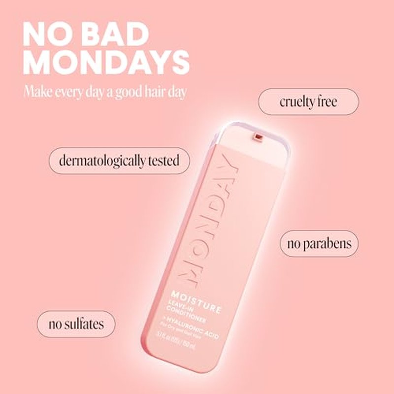 MONDAY HAIRCARE MOISTURE Leave in Conditioner with Hyaluronic Acid, Jojoba & Almond Oil, Shea Butter& Wheat Protein for Dry & Dull Hair 150mL