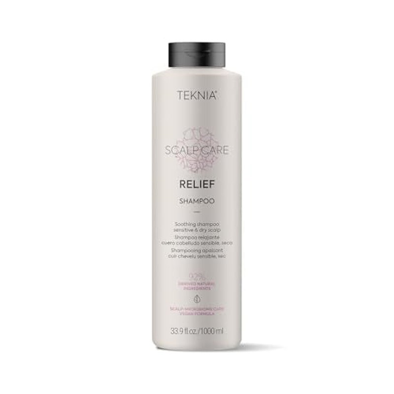 LAKM? Teknia Scalp Care Relief Soothing Shampoo, Dry Scalp Shampoo, 33.8 Fl Oz