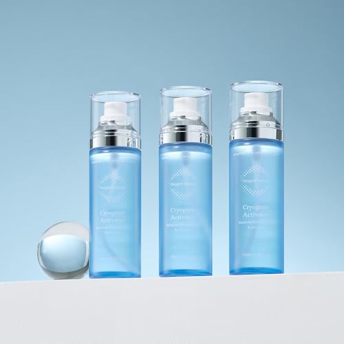 OxygenCeuticals Cryogenic Activator ? Mineral-Rich Deep Sea Water Mist with Dissolved Oxygen, Soothing & Regenerating Spray for Soothing, Clinically Tested Non-Irritating. 3.38 fl.oz (100ml)