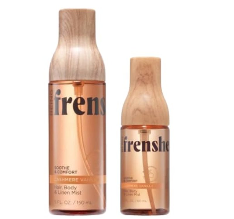 Cashmere Vanilla Mist Duo - Body & Linen Spray for Soothe and Comfort | 5 fl oz & 2 fl oz Mini